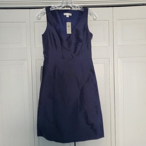 Ann Taylor Silk Shantung A-line dress - Picture 1 of 14